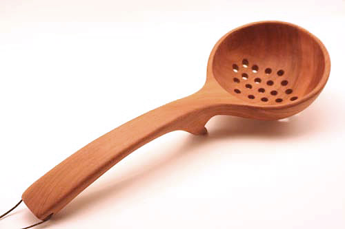 wooden_straining spoon
